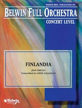 Finlandia Orchestra sheet music cover